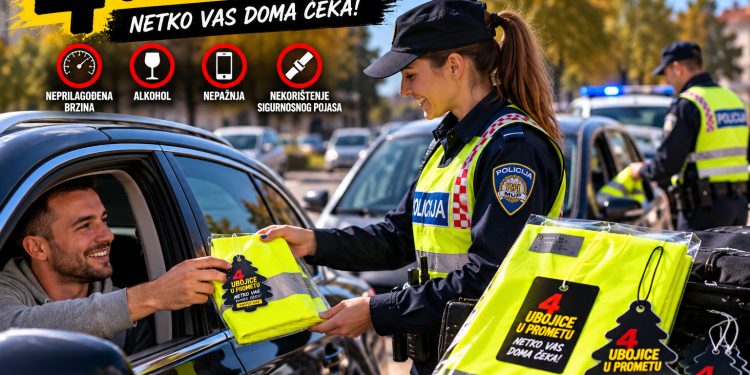 Čak 558 prometnih nesreća u devet mjeseci! Policija u BBŽ-u ovaj put zaustavljala vozače kako bi ih nagradila