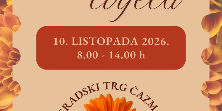 Jesen stiže na gradski trg: U Čazmi vas čeka sajam cvijeća, sadnica i inspiracije za vrt