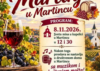 Martinje u Martincu: U nedjelju misa, glazba i tradicionalno krštenje mošta