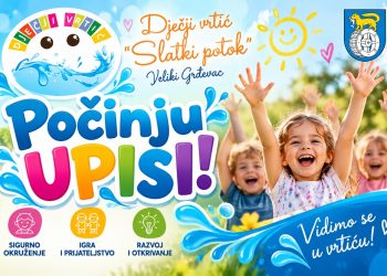 Počinju upisi u novi Dječji vrtić „Slatki potok” u Velikom Grđevcu: Prijaviti se mogu djeca od prve godine života