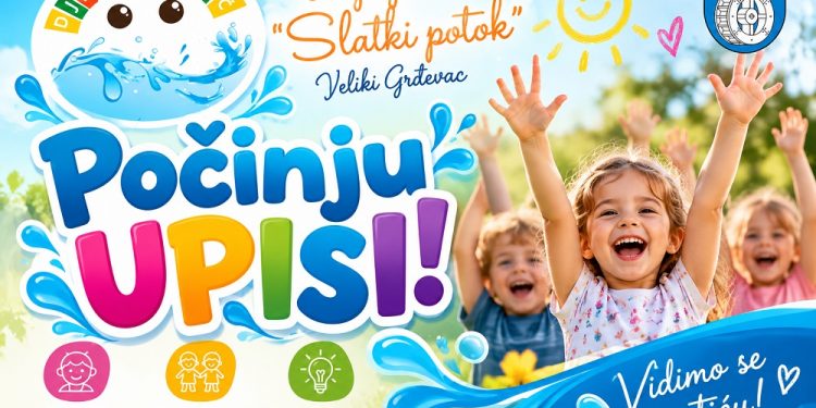 Počinju upisi u novi Dječji vrtić „Slatki potok” u Velikom Grđevcu: Prijaviti se mogu djeca od prve godine života