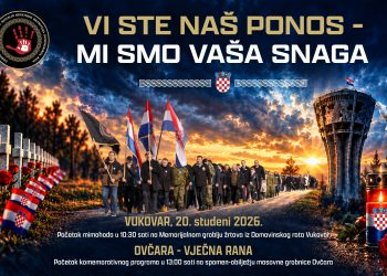 U Vukovaru 20. studenoga mimohod sjećanja na žrtve Ovčare: Organiziran prijevoz i iz Bjelovara