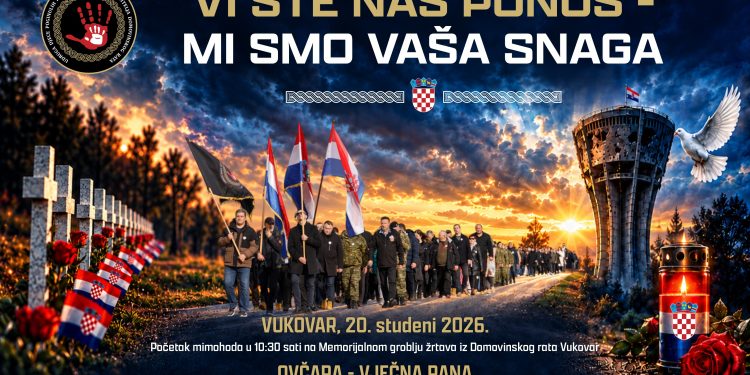U Vukovaru 20. studenoga mimohod sjećanja na žrtve Ovčare: Organiziran prijevoz i iz Bjelovara