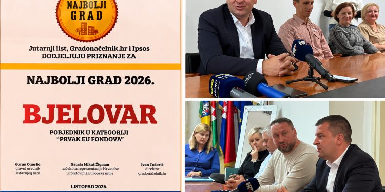 Bjelovar drugi put zaredom prvak EU fondova! Hrebak otkrio što je ostvareno i što slijedi
