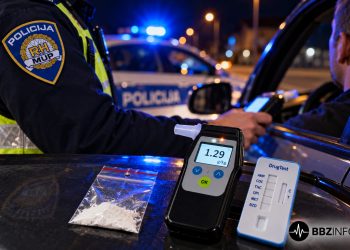 Noćna kontrola u Daruvaru: Vozio s 1,29 promila, a policiji predao i kokain!