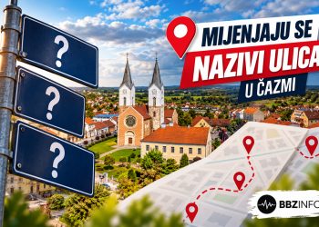Mijenjaju se nazivi ulica u Čazmi: Grad će građanima platiti troškove novih dokumenata