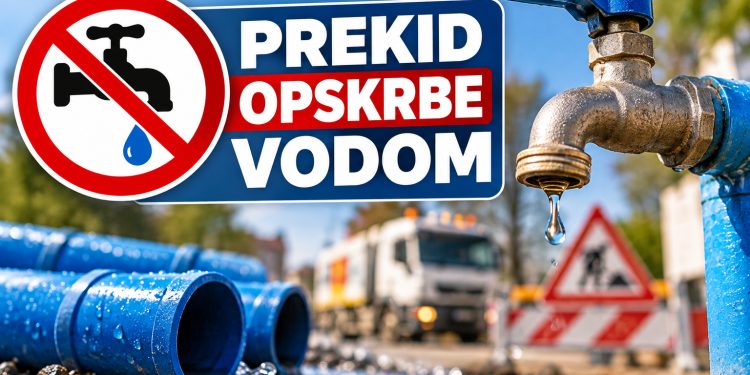 Dio Bjelovara u srijedu ostaje bez vode čak osam sati! Provjerite koje su ulice obuhvaćene