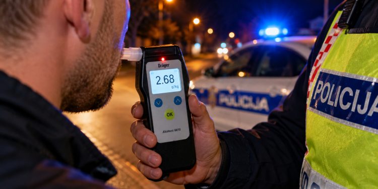 Policija ga zaustavila usred noći u Garešnici: 32-godišnjak vozio s čak 2,68 promila alkohola!