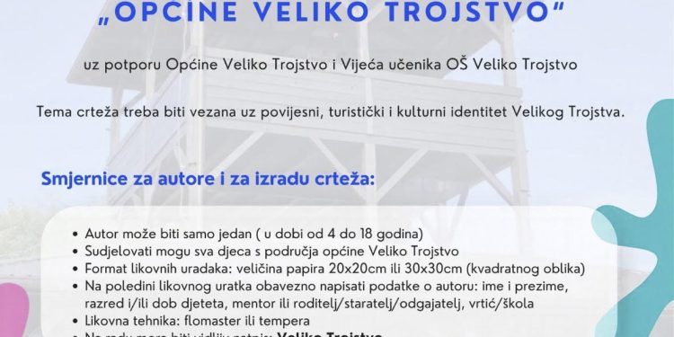 Dječji crteži postat će pravi suveniri! Veliko Trojstvo traži pet najboljih radova, prijave su otvorene
