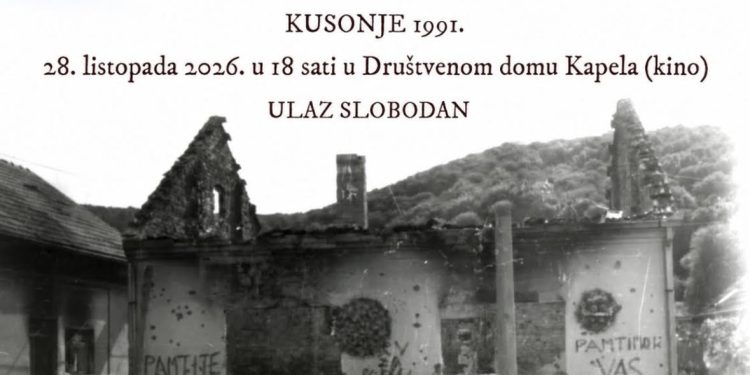 Nakon pet punih projekcija u Bjelovaru, film „Pamtimo vas” stiže u Kapelu! Ulaz na posebnu filmsku večer je besplatan