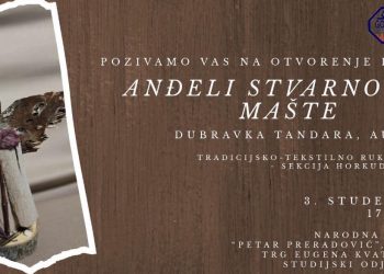 Anđeli od kore drveta, plodova i sjemenki: U Bjelovaru se otvara posebna izložba Dubravke Tandara