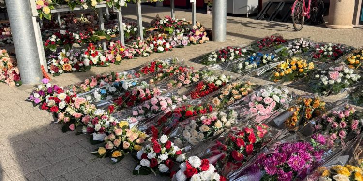 Na tržnici u Rovišću počela prodaja aranžmana za blagdan Svih svetih